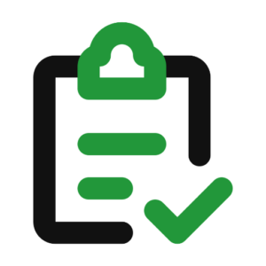 Clipboard with a checkmark representing tenant and rental management services in Pattaya.